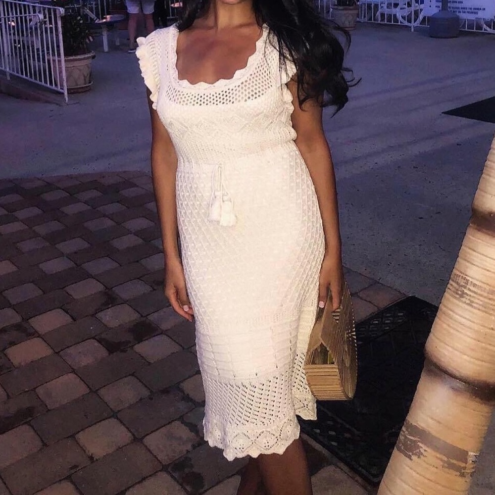 Sand Crochet Dress